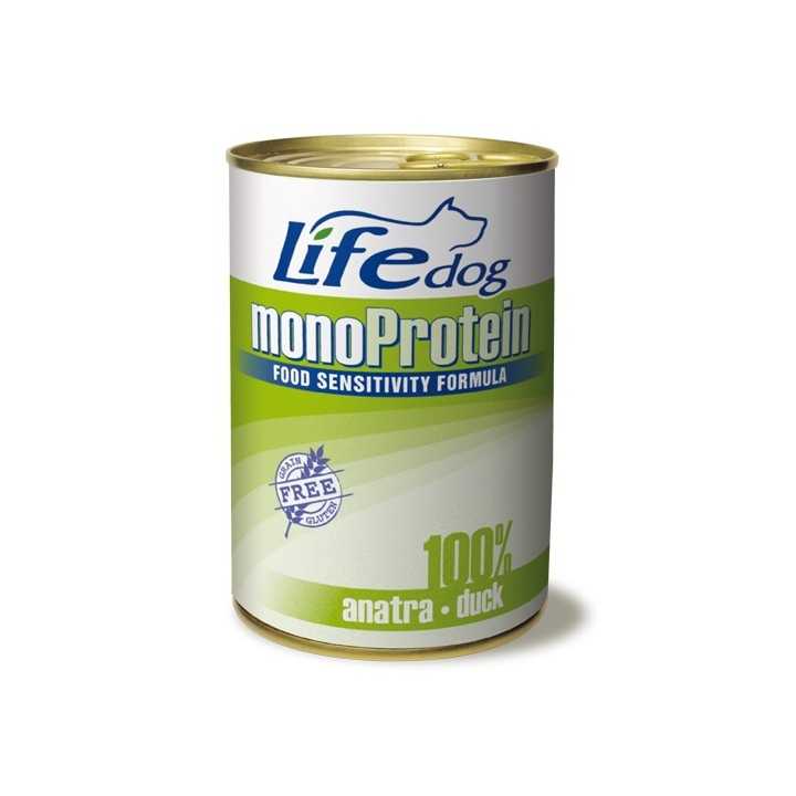 Life Dog Monoprotein 100% Anatra 400 Gr.