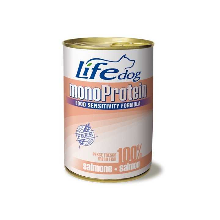 Life Dog Monoprotein 100% Salmone 400 Gr.