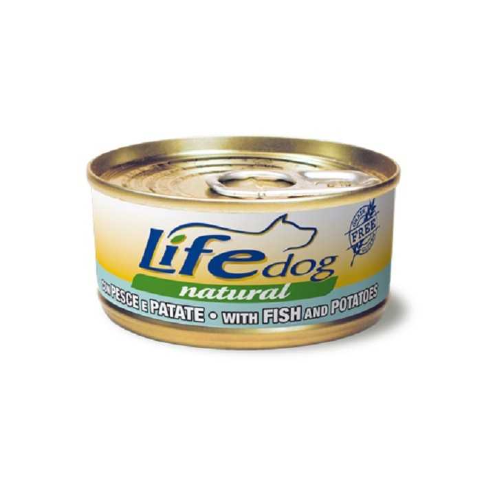 Life Dog Natural Pesce Con Patate 170 Gr.