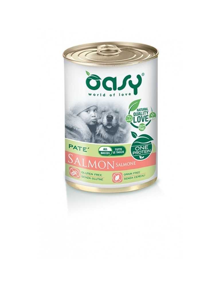 Oasy Dog Adult All Breeds Pate' Salmone 400 Gr.