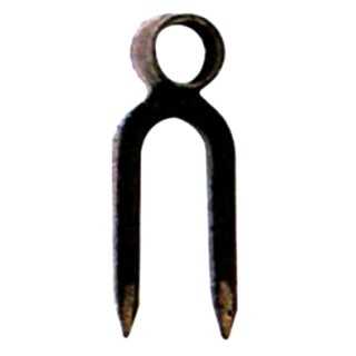 Zappa Zappone Bidente in Acciaio Forgiato 900 Gr Con Occhiolo 30 mm (Senza Manico) - Brixo