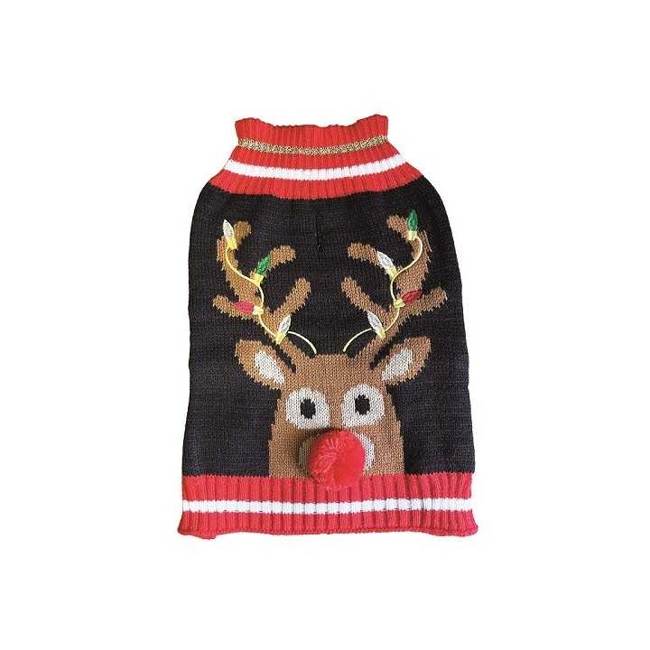 Maglioncino Cosy Knit Reindeer Tg. M/L (28 Cm.)