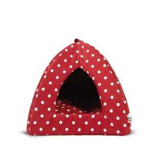 Mast Cuccia Piramide Medium 43 X 46 Cm. Rossa A Pois