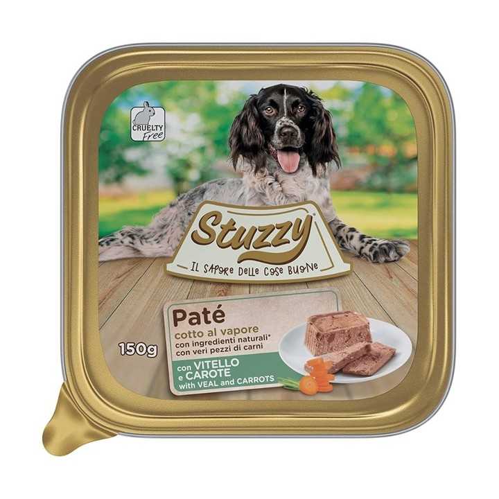 Mister Stuzzy Dog Con Vitello & Carote 150 Gr.