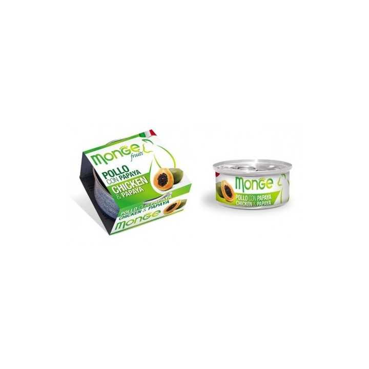 Monge Cat Fruits Adult Pollo Con Papaya 80 Gr.