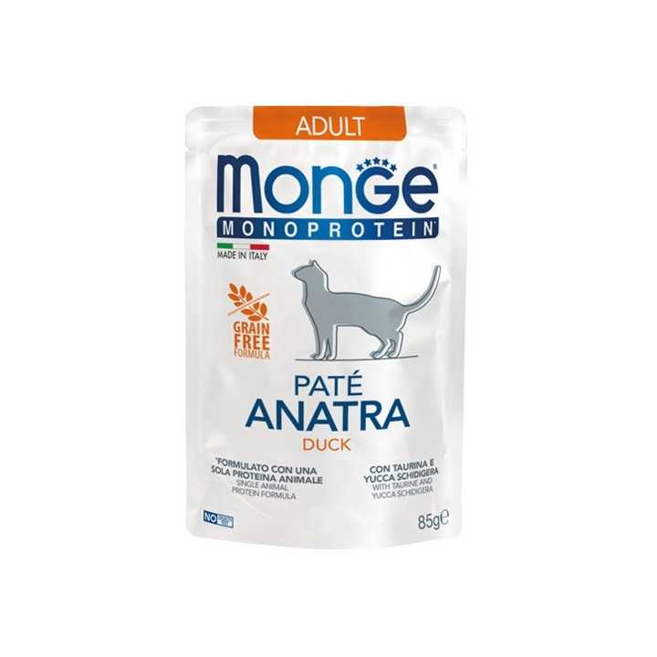 Monge Cat Monoprotein Pate' Adult Anatra 85 Gr.