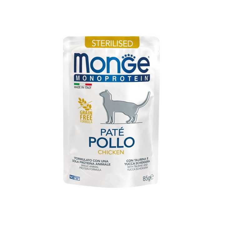 Monge Cat Monoprotein Pate' Sterilised Pollo 85 Gr.