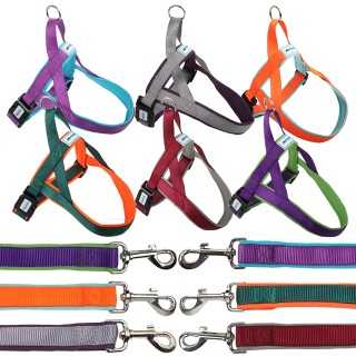 Also Parure Pettorina Nylon Softer (2 X 45-55 Cm. / 120 Cm.) Mix Color