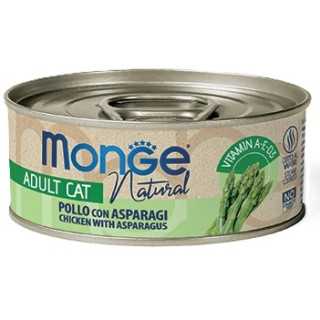 Monge Cat Natural Adult Pollo Con Asparagi 80 Gr.