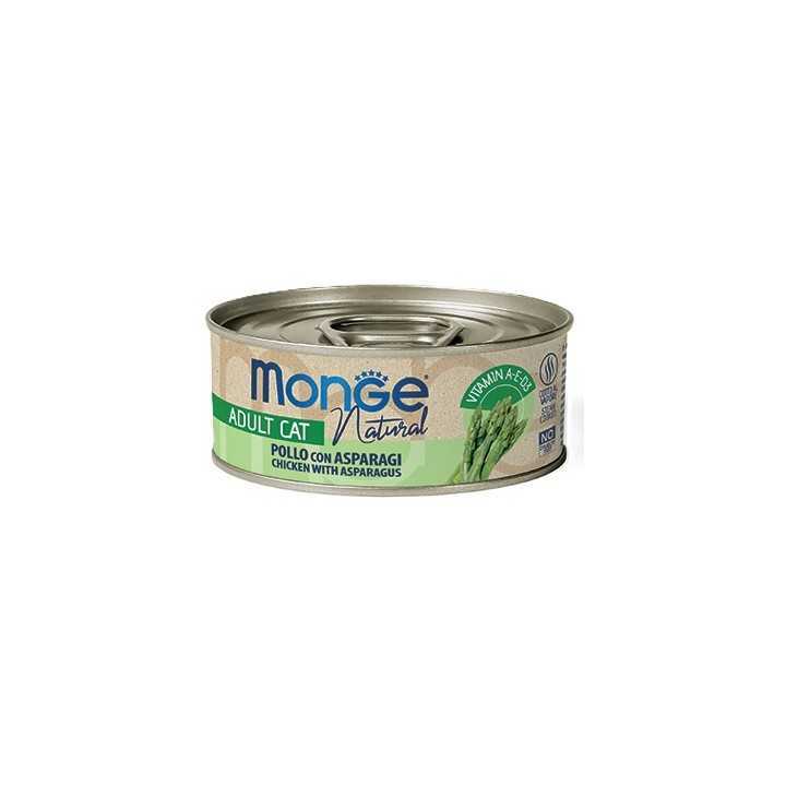 Monge Cat Natural Adult Pollo Con Asparagi 80 Gr.