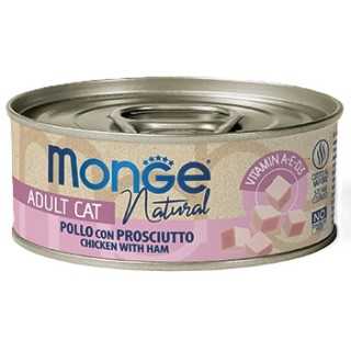 Monge Cat Natural Adult Pollo Con Prosciutto 80 Gr.
