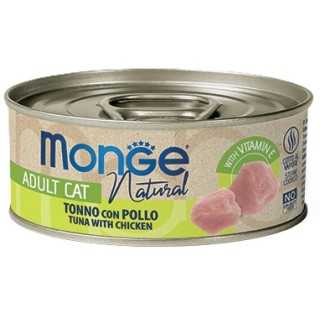 Monge Cat Natural Adult Tonno Con Pollo 80 Gr.