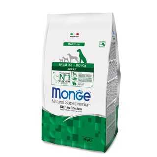Monge Daily Line Maxi Adult Ricco Di Pollo 12 Kg.