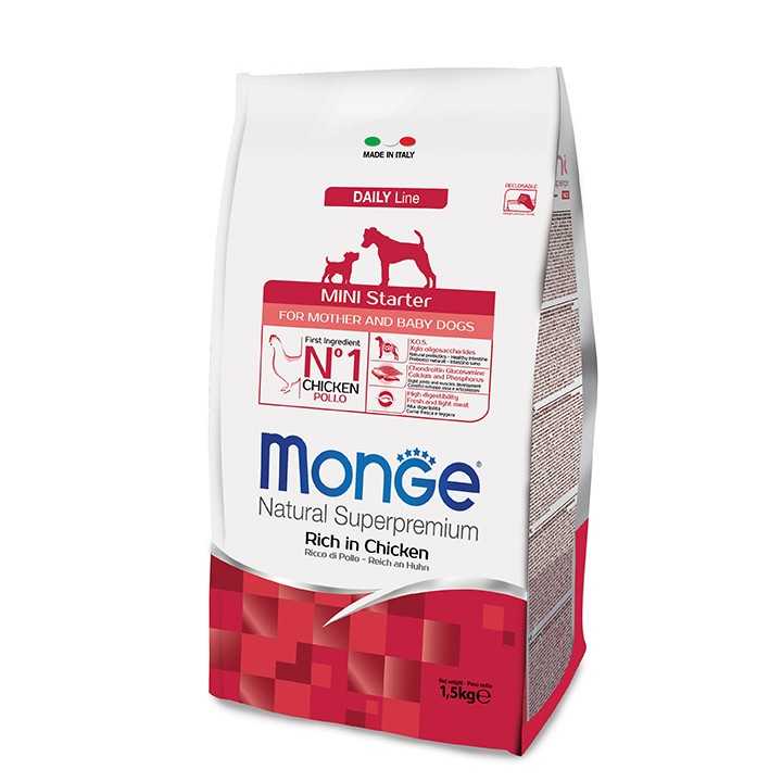 Monge Daily Line Mini Starter Ricco Di Pollo 1,5 Kg.