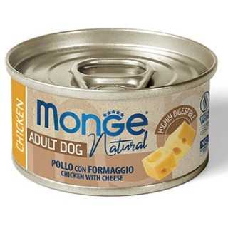 Monge Dog Natural Adult Pollo Con Formaggio 95 Gr.