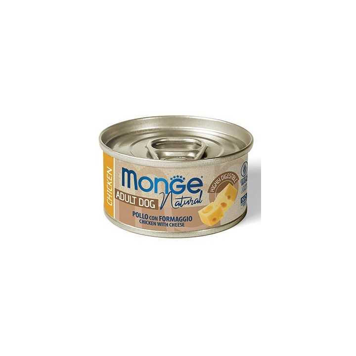 Monge Dog Natural Adult Pollo Con Formaggio 95 Gr.