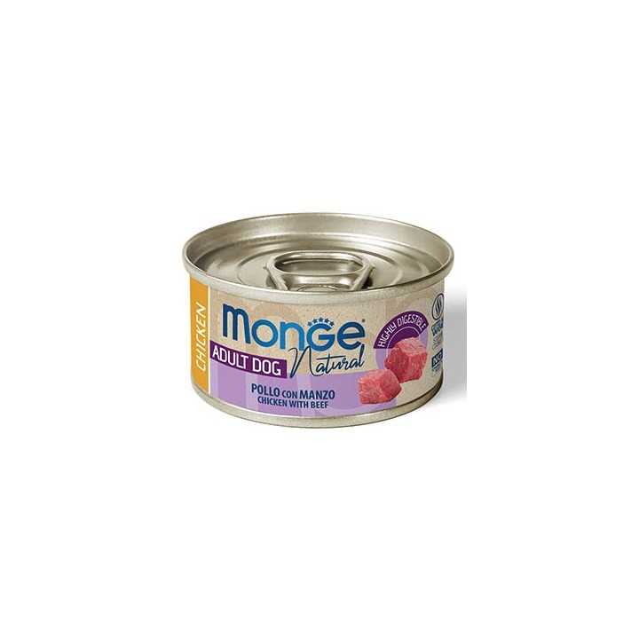 Monge Dog Natural Adult Pollo Con Manzo 95 Gr.