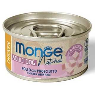 Monge Dog Natural Adult Pollo Con Prosciutto 95 Gr.