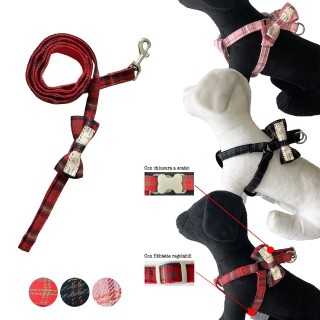 Also Parure Pettorina Tiffany Tg.S ( 1,5 X 35-50 Cm. / 120 Cm.)