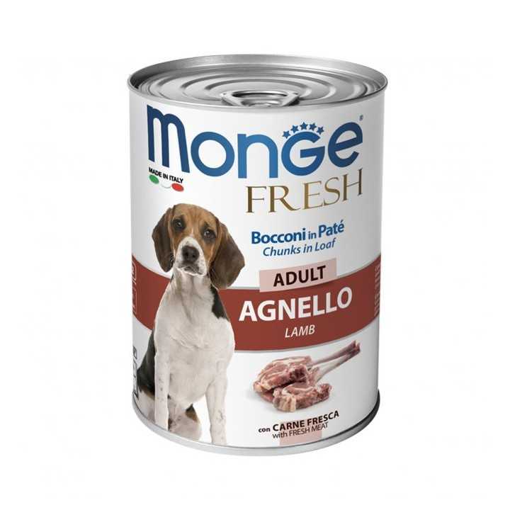 Monge Fresh Bocconi In Pate' Adult Agnello 400 Gr.