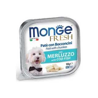 Monge Fresh Pate' E Bocconcini Con Merluzzo 100 Gr.