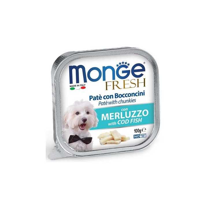 Monge Fresh Pate' E Bocconcini Con Merluzzo 100 Gr.