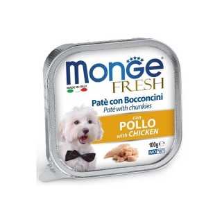 Monge Fresh Pate' E Bocconcini Con Pollo 100 Gr.