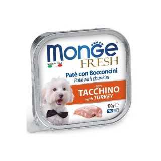 Monge Fresh Pate' E Bocconcini Con Tacchino 100 Gr.