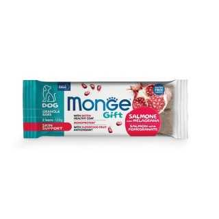 Monge Gift Granola Bar Skin Support Salmone & Melagrana 120 Gr. / 2 Pz.