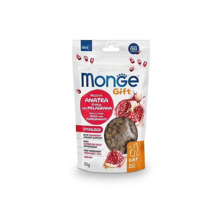 Monge Gift Meat Minis Sterilised Anatra & Melagrana 50 Gr.