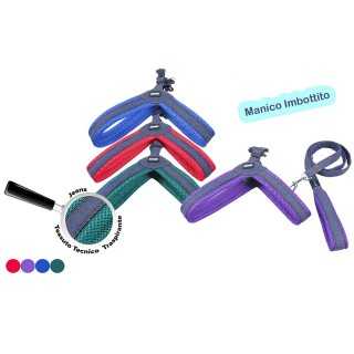 Also Parure Tecnica + Pettorina In Jeans Tg. M (2 X 120 Cm.)