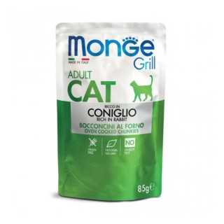 Monge Grill Cat Adult Bocconcini In Jelly Coniglio 85 Gr.
