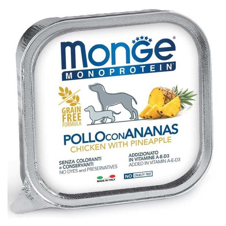 Monge Monoproteico Pollo & Ananas 150 Gr.