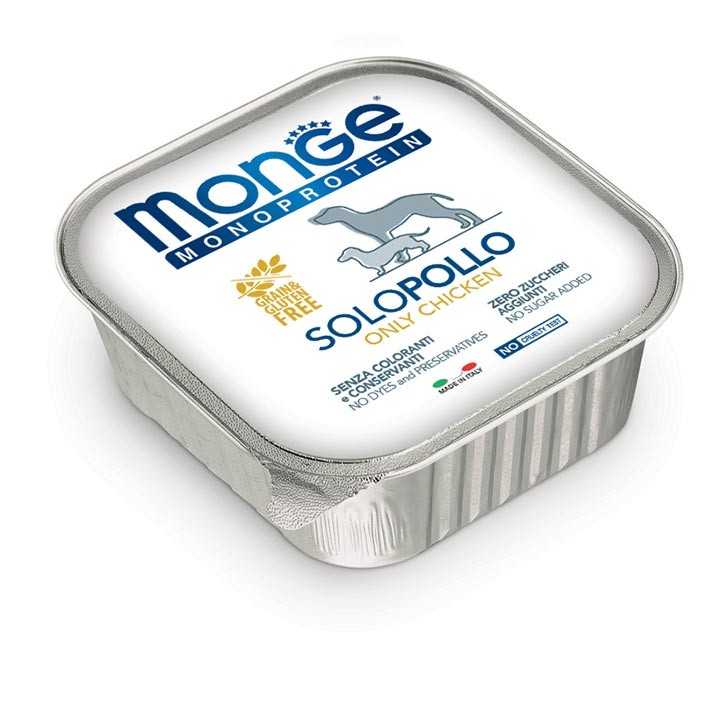 Monge Monoproteico Solo Pollo 150 Gr.