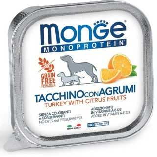 Monge Monoproteico Solo Tacchino & Agrumi 150 Gr.
