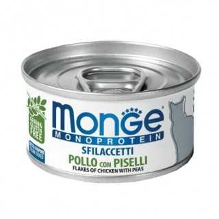 Monge Monoprotein Sfilaccetti Pollo & Piselli 80 Gr.