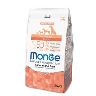 Monge Speciality Line Adult All Breeds Salmone & Riso 12 Kg.