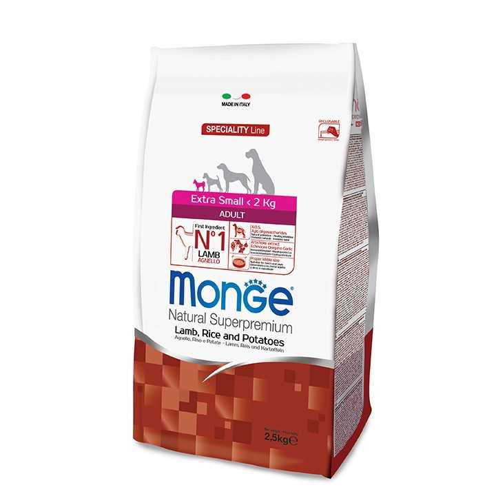 Monge Speciality Line Extra Small Adult Agnello Riso & Patate 800 Gr.