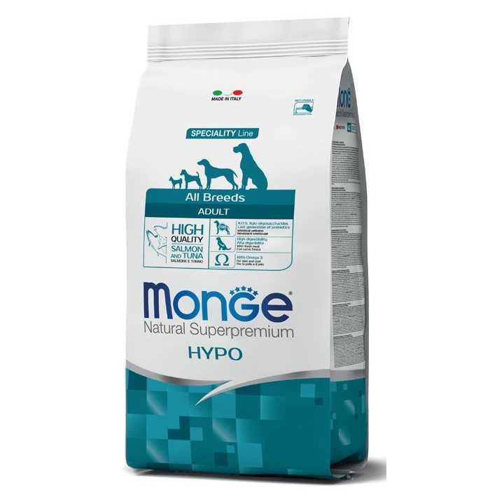 Monge Speciality Line Hypoallergenic All Breeds Salmone & Tonno 2,5 Kg.