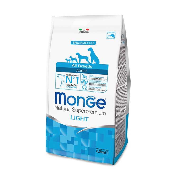 Monge Speciality Line Light All Breeds Salmone & Riso 2,5 Kg.