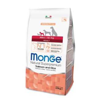 Monge Speciality Line Mini Adult Salmone & Riso 7,5 Kg.
