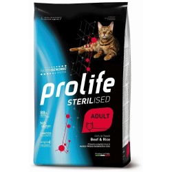 Prolife Cat Adult Sterilized Manzo & Riso 7 Kg.