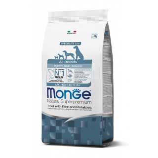 Monge Speciality Line Puppy & Junior All Breeds Trota, Riso & Patate 2,5 Kg.