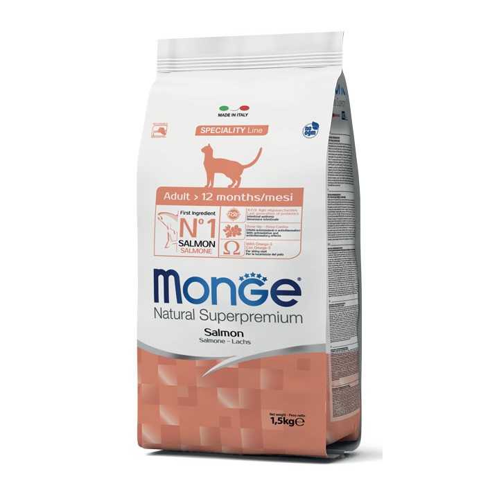 Monge Superpremium Cat Adult Salmone 1,5 Kg.