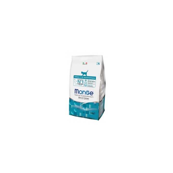 Monge Superpremium Cat Kitten Ricco Di Pollo 1,5 Kg.