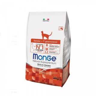 Monge Superpremium Cat Senior Ricco Di Pollo 400 Gr.