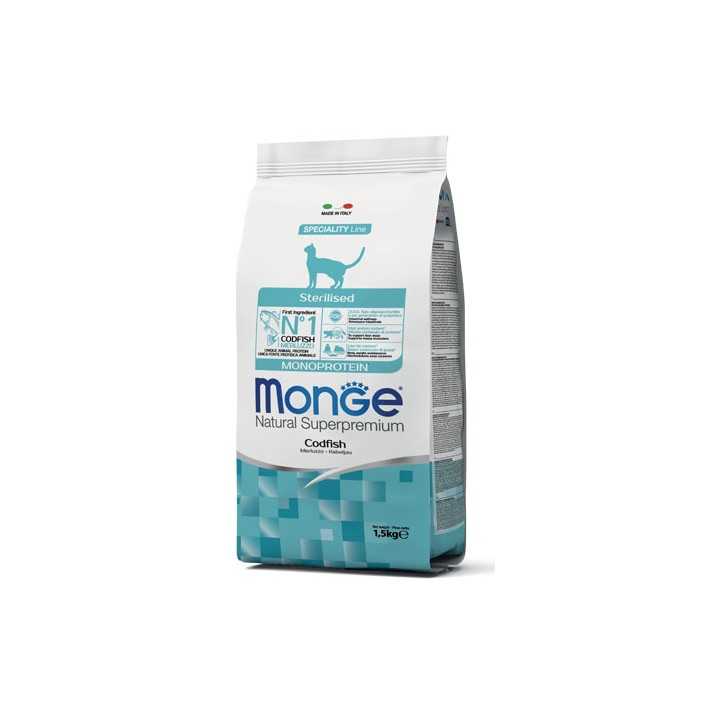 Monge Superpremium Cat Sterilized Merluzzo 1,5 Kg.