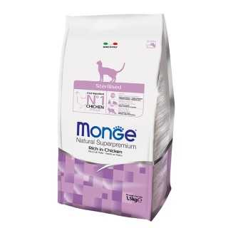 Monge Superpremium Cat Sterilized Ricco Di Pollo 400 Gr.
