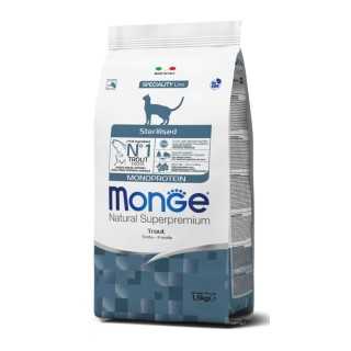 Monge Superpremium Cat Sterilized Trota 1,5 Kg.