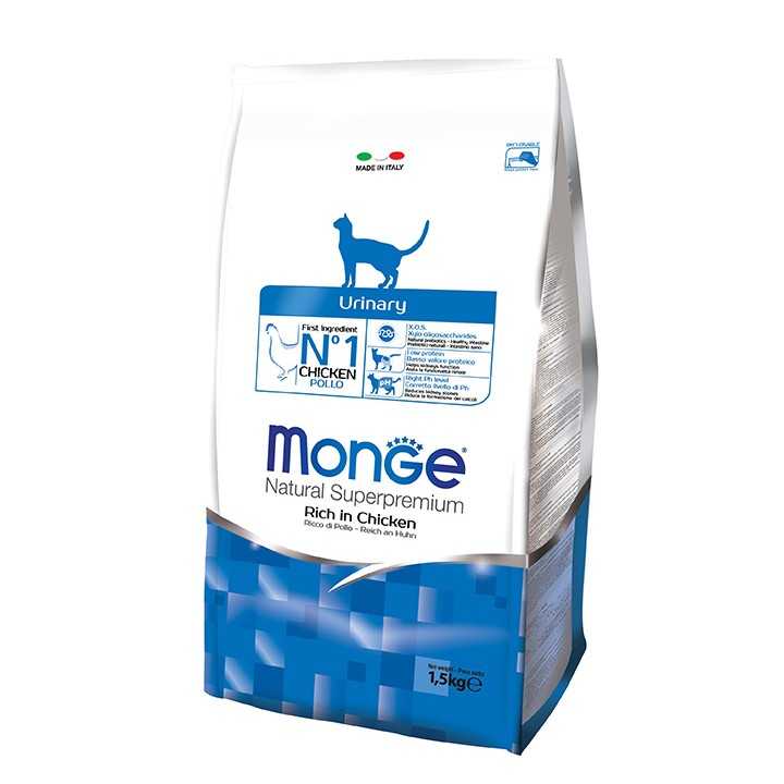 Monge Superpremium Cat Urinary Ricco Di Pollo 1,5 Kg.